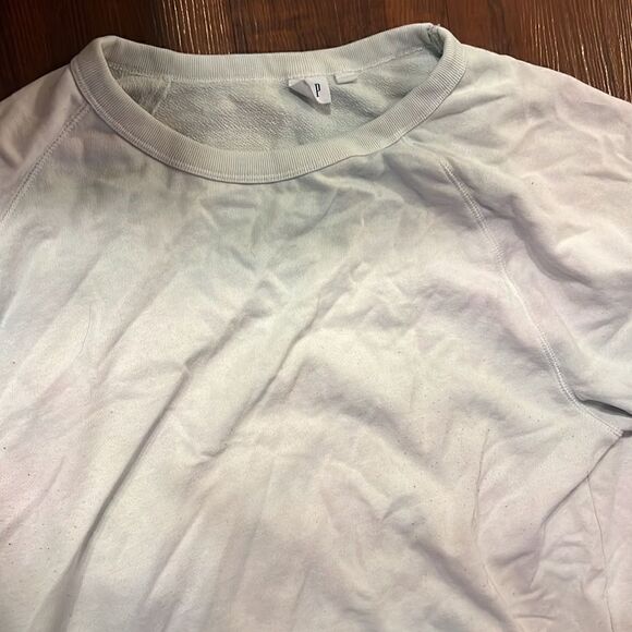 Lightly Dyed - Blue & Pink Sweatshirt - Light Long Sleeve- GAP - Size Large - Picture 2 of 3